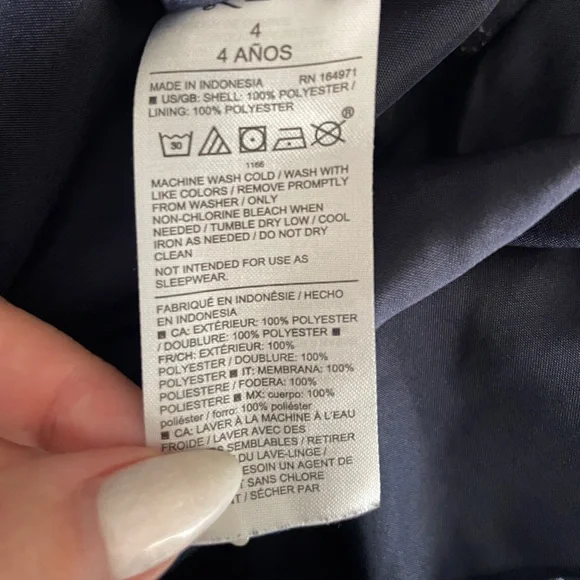 Janie & Jack Girls Floral Long Sleeve Rose Ruffle Dress Size 4 - Picture 9 of 9